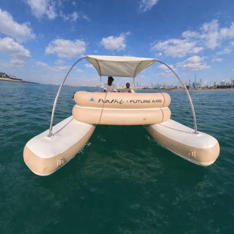 Electric Catamaran self driven