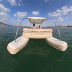 electric catamaran self drive boat